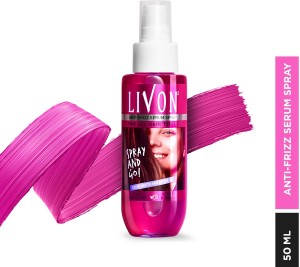 LIVON Hair Serum Spray for Women & Men, Smooth, Frizz free & Glossy Hair on  the go - Price in India, Buy LIVON Hair Serum Spray for Women & Men,  Smooth, Frizz