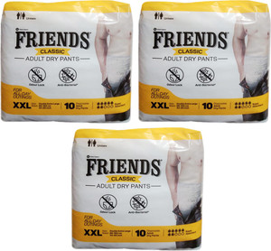 NOBEL HYGIENE CLASSIC ADULT PULL UPS/ PANT TYPE DIAPERS, SIZE XXL, 10