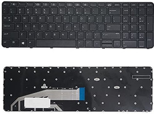 Backlit Keyboard For HP Probook 450/455/470 G3 G4 – 831023-001 837551-001 841145-001 – Black, QWERTY