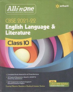 Arihant All In One Cbse 2021-22 English Language & Literature For Class ...