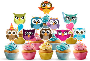 ZYOZI 10 PCS Owl Cup cake Toppers, Owl Food Picks for Animal Themed Cake  Decoration Cupcake Topper Price in India - Buy ZYOZI 10 PCS Owl Cup cake  Toppers, Owl Food Picks for Animal Themed Cake Decoration Cupcake Topper  online at Flipkart ...