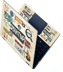 dzazner Full Panel Laptop Skin Sticker Vinyl Fits Size Upto 15.6 inches ...