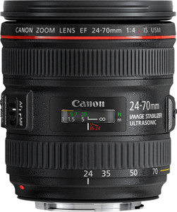 Canon EF 24 - 70 mm f/4L IS USM Standard Zoom Lens - Canon