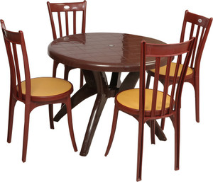 supreme plastic dining table set price