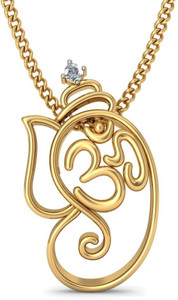 Kapil 18kt Diamond Yellow Gold Pendant 