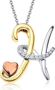 Mannat Jewels Alphabet H Gold-plated 