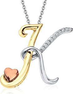 Mannat Jewels Alphabet K Gold-plated 