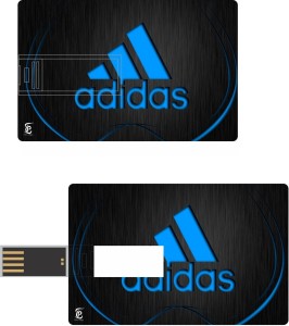 Print Blue adidas Card Shape 8 GB Pen Drive - Print Shapes : Flipkart.com