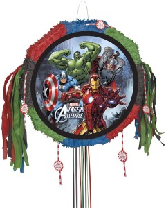 Marvel Avengers Hulk Assemble Pull String Pinata Birthday Party Game 33 x 46cm