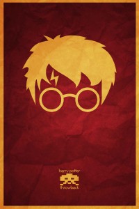 Harry Potter Red Throwback Minimalist Paper Print - Movies posters in India  - Buy art, film, design, movie, music, nature and educational paintings/ wallpapers at 