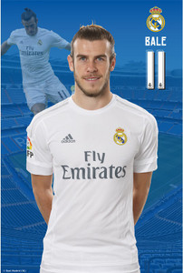 Real Madrid C F Mini Poster Bale 40 Paper Print Sports Posters In 