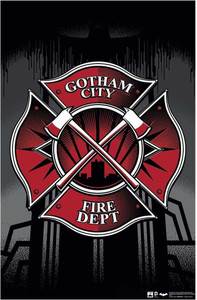 Hungover Gotham City Fire Department Logo Special Paper Poster Paper