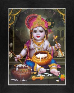 Lord Krishna / Baby Krishna / Bal Gopal Poster Paper Print - Art &  Paintings, Religious, Decorative posters in India - Buy art, film, design,  movie, music, nature and educational paintings/wallpapers at 