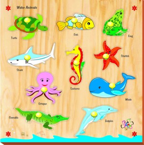 Kinder Creative Water Animals with Knobs - Water Animals with Knobs . Buy  Sea Animals toys in India. shop for Kinder Creative products in India. Toys  for 2 - 15 Years Kids. 
