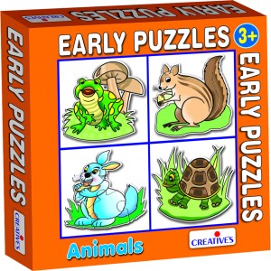Creative Educational Aids Early Puzzles - Animals - Early Puzzles - Animals  . Buy Frog, Rabbit, Tortoise, Squirrel toys in India. shop for Creative  Educational Aids products in India. Toys for 2 - 5 Years Kids. |  