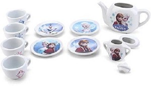 elsa and anna tea set