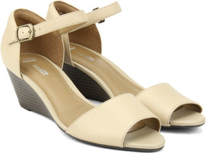 Clarks nude wedges shop