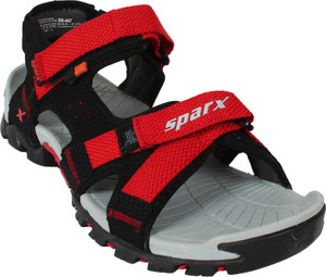 Sparx Men Black, Red Sandals - Buy 