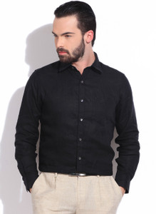 Buy Black MONTE CARLO Men Solid Casual 