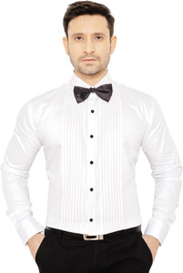 Party wear white shirts for mens clearance