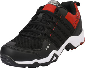 CAMPUS Men Black Red Running Shoes For 