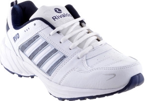 rivaldo White Navy Running Shoes For 