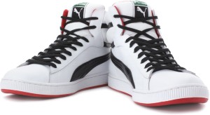 PUMA Rs Hi Leather High Ankle Sneakers For Men Buy White, Black, Ribbon Color PUMA Rs Hi High Ankle Sneakers For Men Online at Best Price - Shop Online