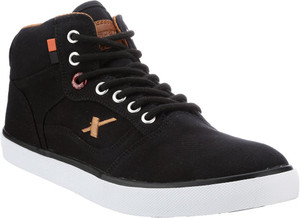 Sparx black canvas shoes Clearance