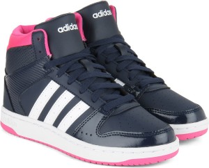ADIDAS NEO VS HOOPSTER MID W Sneakers For Women - Buy CONAVY/FTWWHT/SHOPIN Color ADIDAS NEO VS HOOPSTER MID W Sneakers For Women Online at Best Price - Shop Online for Footwears