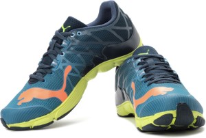 PUMA Mobium Elite V2 Running Shoes For Men Buy Metallic Blue, Insignia, Peach Color PUMA Mobium Elite V2 Running Shoes For Men Online at Best Price - Online for Footwears