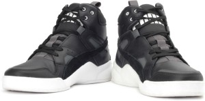 PUMA Ftr Trinomic Slipstream Lite High Ankle Sneakers For Men - Buy Black,  White Color PUMA Ftr Trinomic Slipstream Lite High Ankle Sneakers For Men  Online at Best Price - Shop Online