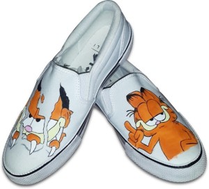 Resort surface Loosen F-GALI The Garfield Slip-on Shoes Canvas Shoes For Men - Buy Multicolor  Color F-GALI The Garfield Slip-on Shoes Canvas Shoes For Men Online at Best  Price - Shop Online for Footwears in
