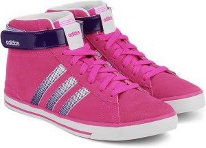 ADIDAS NEO DAILY TWIST MID W Sneakers For Women - Buy SHOPIN/FTWWHT/CPURPL Color ADIDAS NEO DAILY TWIST MID Sneakers For Women at Best Price - Shop Online for Footwears in