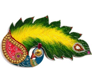 AAPNO RAJASTHAN Peacock Design Name Board With Clay Art Work Decorative  Showpiece  cm Price in India - Buy AAPNO RAJASTHAN Peacock Design  Name Board With Clay Art Work Decorative Showpiece -