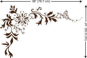 Personalised Salon Wall Art Decal - Damask Swirl Vinyl Sticker For Beauty Hair Nail Spa
