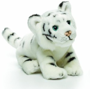 white tiger plush toy small