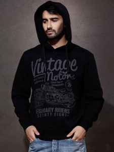 Sleeve Printed Men Sweatshirt 