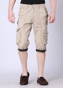 SPORTS 52 WEAR Solid Men Three Fourth 