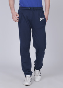 Kappa Solid Men Blue Track Pants - Buy 