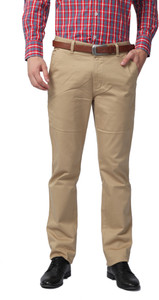 SPARKY Slim Fit Men Beige Trousers 