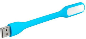 Deals4ever Flexible USB LED Light for Computer Notebook Laptop PC, Energy Saving Led Light(Blue)