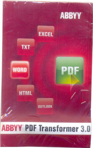 Abbyy PDF Transformer 3.0 Price in India - Buy Abbyy PDF Transformer 3. ...