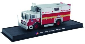 Amercom COLLECTION 1/64 1991 Mack MC Rescue USA  FIRE DEPARTMENT F.D.N.Y 