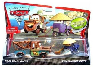 MATTEL Disney Pixar Cars 2 Movie 155 Die Cast Car-1 Race Team Mater ...