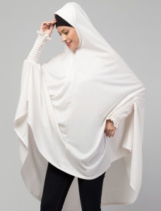 Vermello Dubai Design Khimar Jilbab Prayer Hijab Polycotton Burqa