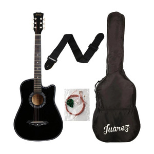 Shopsy Juarez JRZ38C/BK Acoustic Guitar Linden Wood Rosewood - Image 1