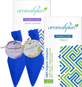 Aromahpure Camphor Cone/Cube (Original+Joyous Jasmine)-room freshner ...