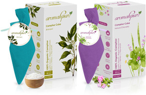 Aromahpure Camphor Cone/Cube (Bhimseni Natural citronella)-room freshener, bathroom, Blocks ...