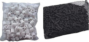 Animaux Activated Carbon Charcoal & Ceramic Ring Aquarium Filter Media ...