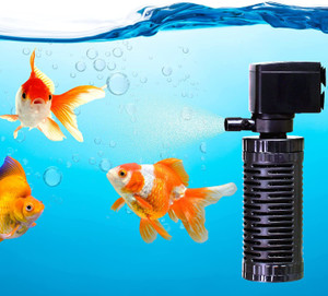 VAYINATO High Efficiency Ultra Quiet Oxygen Aquarium Internal Filter ...